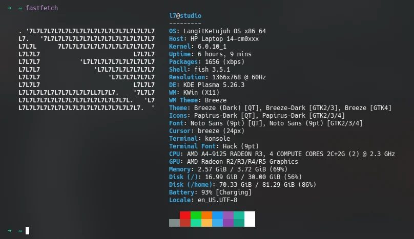 Fastfetch LangitKetujuh
