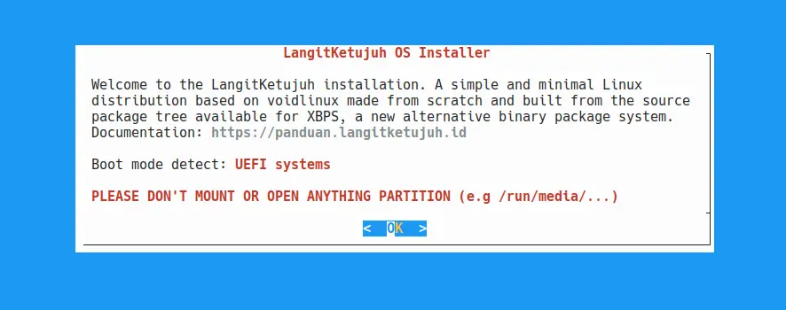 Installer LangitKetujuh